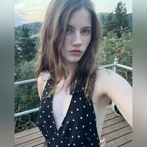 Realisation Par THE SADIE dress In Petite Spot Noir size S